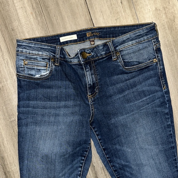 Size 10P Kut From Kloth High Toothpick Skinny Jeans. Super cute! - Picture 4 of 7